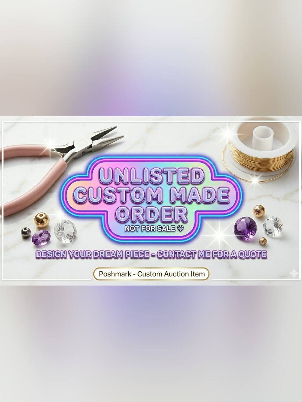 ✨ LIVE SHOW ONLY ✨ Custom Made Jewelry Order Slot • NOT FOR SALE